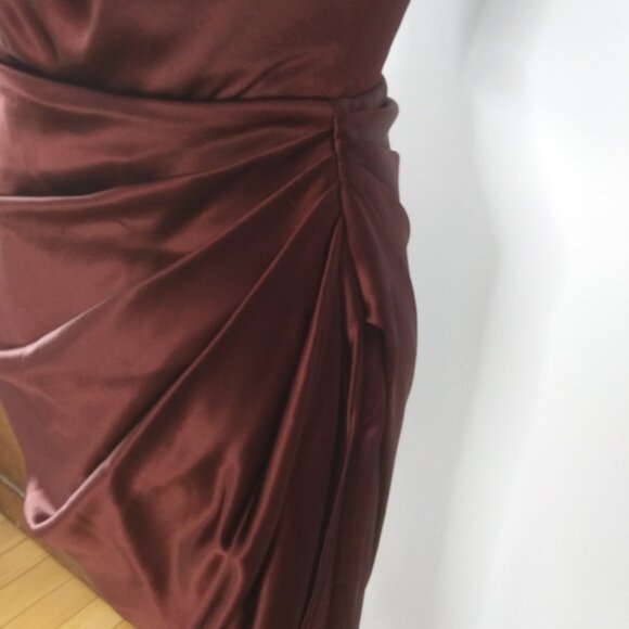 NWT House of CB London Satin Gathered Corset Reva Dress size small very sexy - Picture 10 of 16